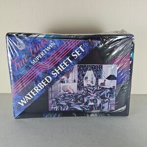 Vintage Springs Waterbed Sheet Set Super Twin Avanti 4 Piece 48x84" SEALED